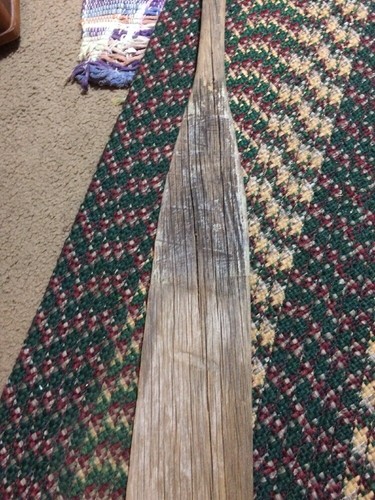 Antique Primitive 57 inch wooden Boat Oar / Boat Paddle ture antique very early
