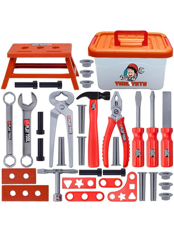 39PCS Power Construction Toys Tool Set Toddler Toy gift educ