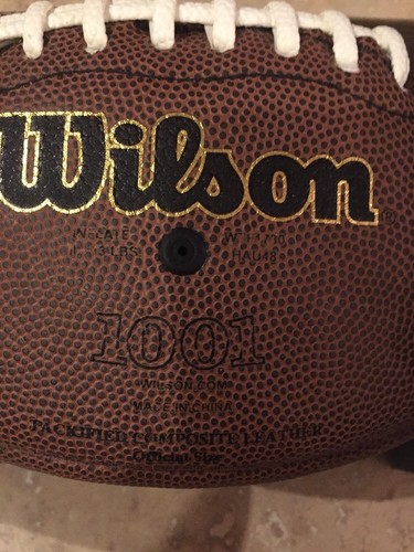 New Wilson Football 1001 NCAA Replica Game Ball Composite Leather Vintage