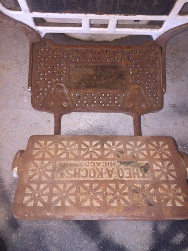 Antique Vintage Theo-A-Kochs Barbershop Chair
