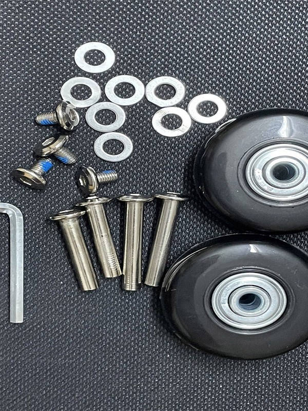 Luggage Suitcase Replacement Wheels, Rubber Swivel Caster Wheels Bearings