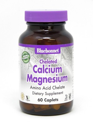 Bluebonnet AlbionAlbion Chelated Calcium Magnesium 60 Caplet