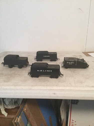 Lot of 4 O-Scale Tender Cars For Parts Or Repair