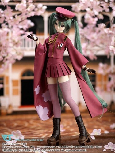 Dollfie Dream Hatsune Miku VOCALOID Outfit Senbonzakura w/Wig Set