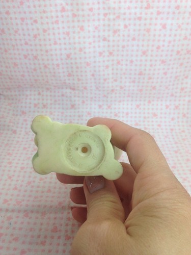 Vintage Baby Toy Bull Cow Squeaker Squeaky Taiwan Dog Green Base