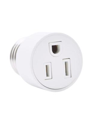 Light Socket To Plug Adapter Outlet Plug Converter E26 Bulb Socket Adapter