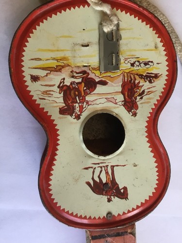 1950s Tin Toy Lone Ranger Guitar