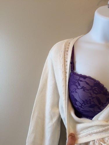 Motherhood Maternity 1X Nursing Sweater And Tie