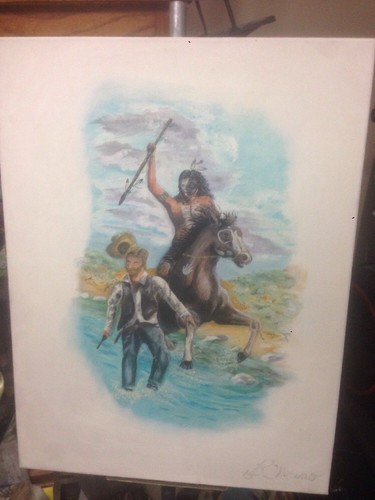 oil paintings original Art. Native American. 18