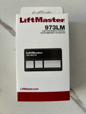 LiftMaster 973LM Garage Door Opener Remote - Black