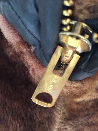 Vintage Genuine Mouton Eskimo Parka Fur Ruff Handmade In USA Small/Medium