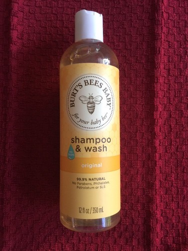 Burt's Bees Baby Natural Shampoo & Wash Original 12oz No Tears