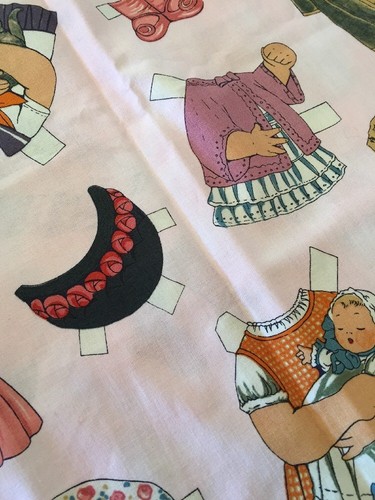 Windham Fabric Paper Dolls Sheryl Rae Martinez on pink #28117 18 inches yardage