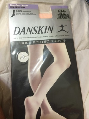 Danskin 65 Child Footed Dance Tights w/ Backseam:Ballet Pink BPK: Large