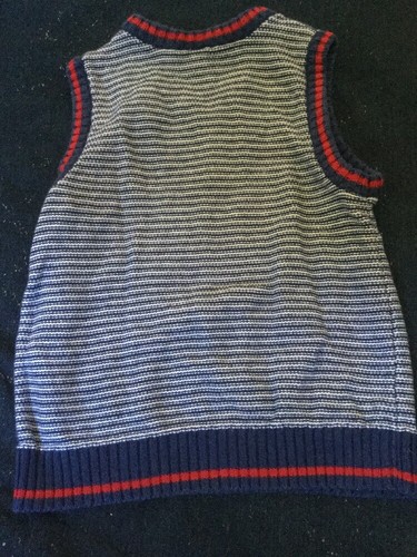 George Boys Blue Knit Sweater Vest Size 4T