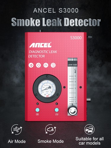 Ancel S3000 Automotive EVAP Smoke Machine Diagnostic Car Leak Detection Tester Ancel S3000 Automotive EVAP Smoke Machine Diagnostic Car Leak Detection Tester