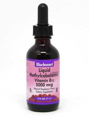 Bluebonnet Liquid Cellular Active Methylcobalamin 5000 мкг 2 жидких унции Жидкость