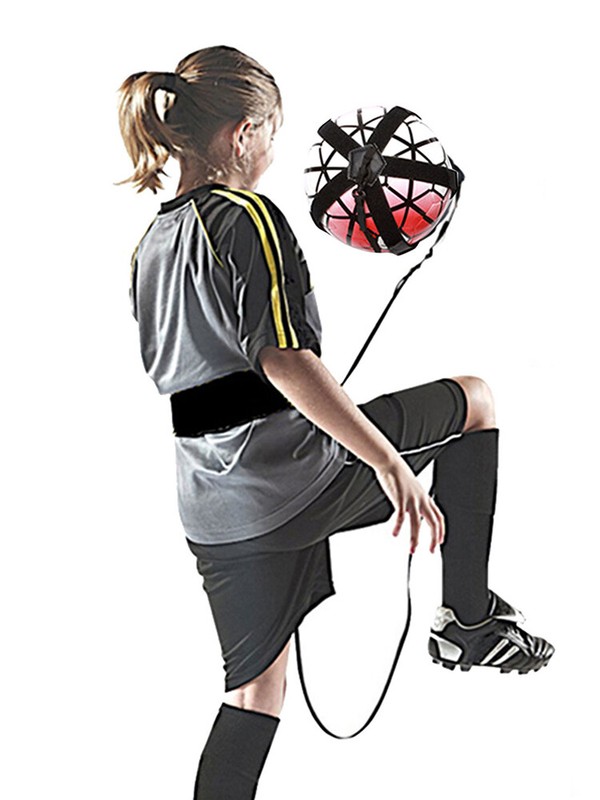 Soccer Training Equipment Elastic Football Kick Trainer Hands Free Practice