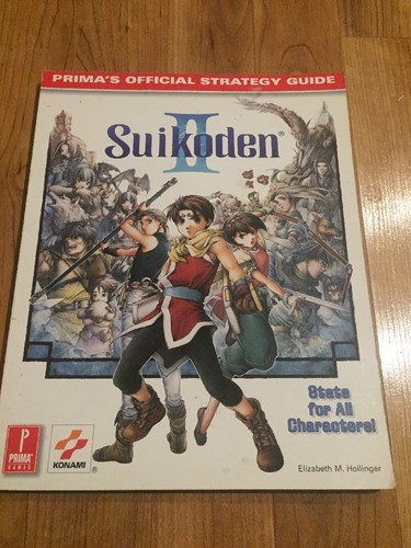 Suikoden II 2 Strategy Guide Playstation PS1 Very Good Official Prima
