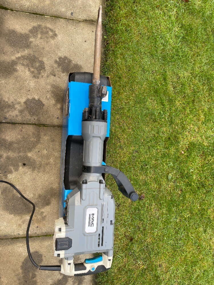 JACK HAMMER MAC ALLISTER MSBR1700A 16.2KG HEX SHANK ELECTRIC BREAKER