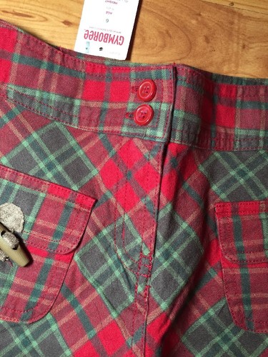 Gymboree Girls Sz. 6 Christmas Holiday Woven Skilort NWTS!