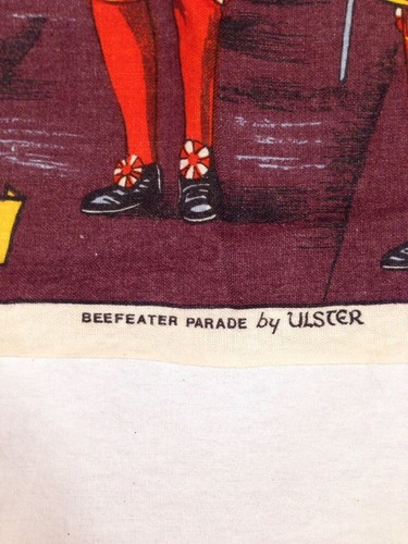 LONDON BEEFEATER PARADE By Ulster Made In Ireland All Pure Linen Decor