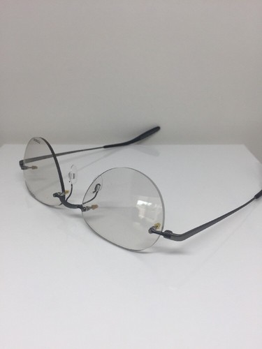 Pre-owned Porsche Design P7003 Titanium Eyeglasses C. B Dark Grey P 7003 Eyewear 52mm In Clear Demo Lenses