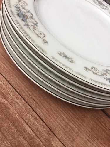 5 Fine China of Japan Diane Dinner Plates