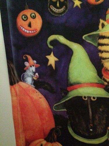 Halloween Spooky Black Cat Jack-O-Lanterns Garden Flag 12