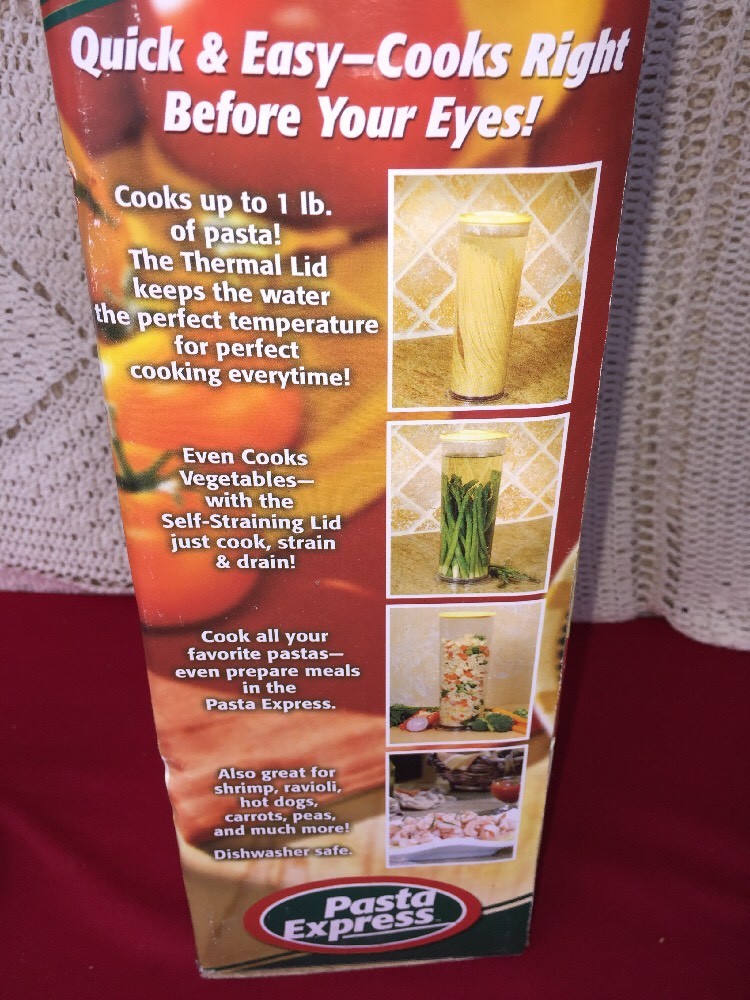 NIB Pasta Express Spaghetti Macaroni Linguine Vegetables IN MINUTE As Seen On Tv