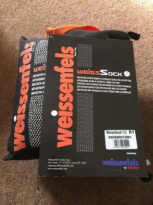 Weissenfels WeissSock Snow Sock Chains Size 81 New in Packaging (like AutoSock)