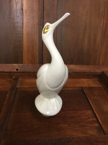 Vintage Royal Dux bird Original Foil Sticker Signed And Numbered