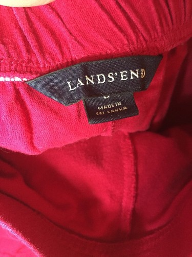 Lands' End Girls Sz. 6 Pinkish Red Knit Skort