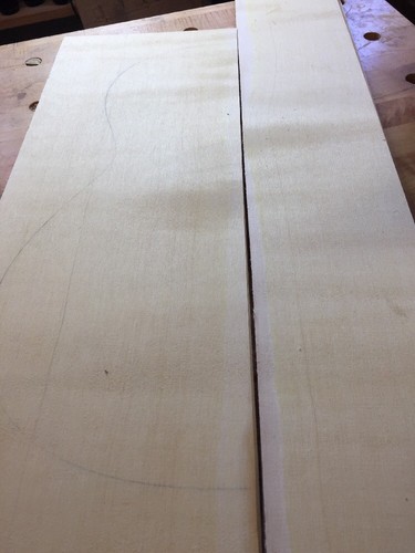 Figured Canadian Cypress ( Yellow Cedar )Guitar Back And Side Set