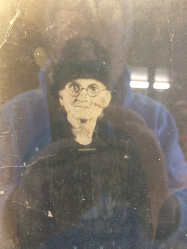 Antique Picture With Frame Black And White