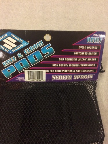 Rollerblade Protective Adult Knee and Elbow Pads Guards w/ Net Storage Bag