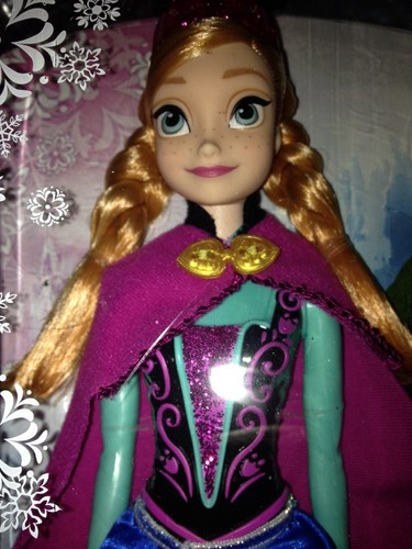 Disney Frozen Anna Doll  Wearing Original Outfit New In Box Ages 3+ kids toy