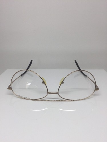 Pre-owned Porsche Design Aviator Eyeglasses P 6003 C. B Gold M. P6003 Optical 56-14mm In Clear Demo Lenses