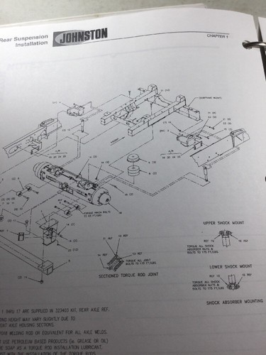 Johnston 3000 JD Broom Parts Manual