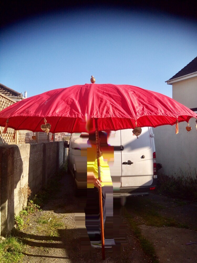 Unique Garden Parasols with tassels in WestonsuperMare, Somerset