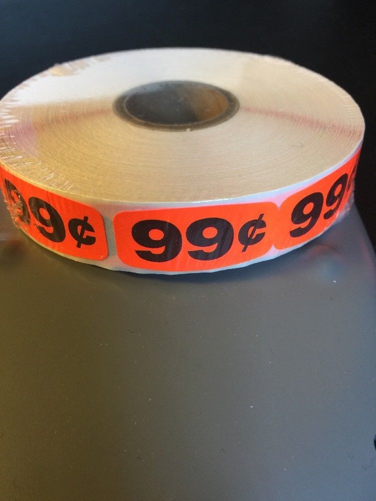 Spanish Food Labels .625” x 1.25”/1000 per roll Store Stickers BUY SEVERAL ROLLS