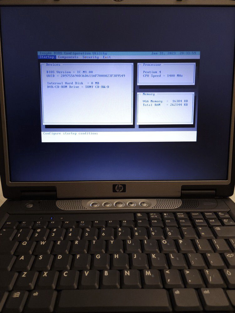 HP Pavilion Laptop Zt1175 Windows XP Dos Vintage gaming | eBay