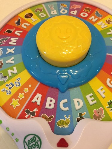Leapfrog Alphazoo Spinner ABC Alphabet Letter  Spin Baby Toy Educational
