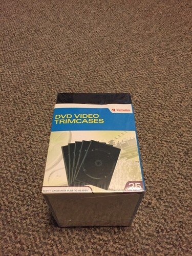 Verbatim CD/DVD Video Trim Cases 25 Pk