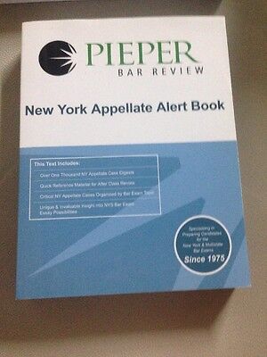 Pierper Bar Review New York Appellate Alert Book, 16th Edition MBE Law School