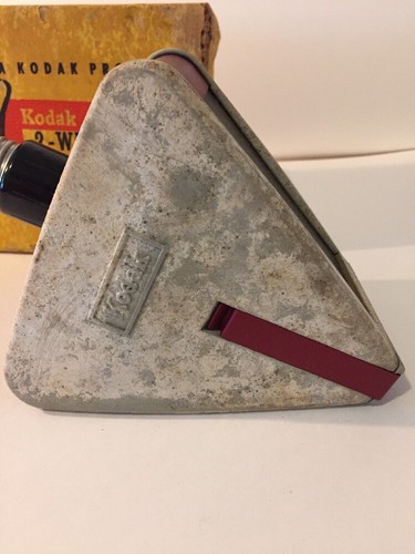 Vintage Kodak 2-Way Darkroom Safelamp - 15 Watt Safelight OC filter Cat 152 1285