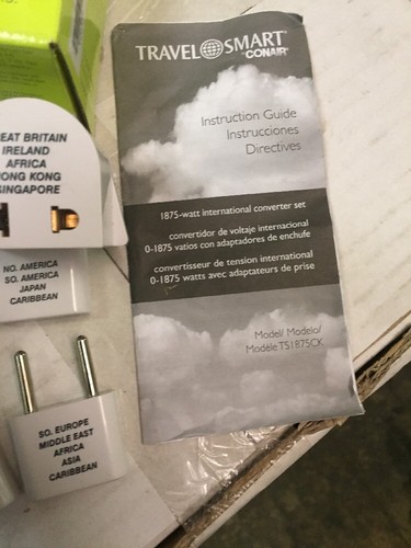 Conair Travel Smart 1875 watt International Converter Set TS1875CKK