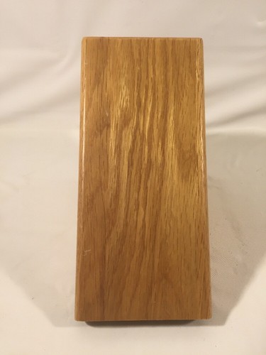 Cutco Honey Oak Studio Wood Knife Block Holder 4 Slot Made in the USA