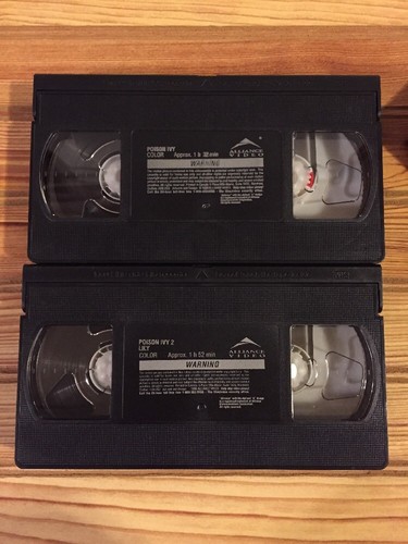 Poison Ivy 1 And 2 VHS TAPE LOT, Drew Barrymore, Alyssa Milano