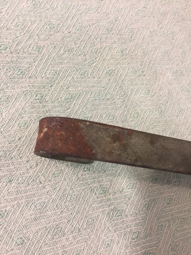 Vintage Ice Fishing Scoop Strainer Metal Fish Hanging Bucket Spoon Galvanized